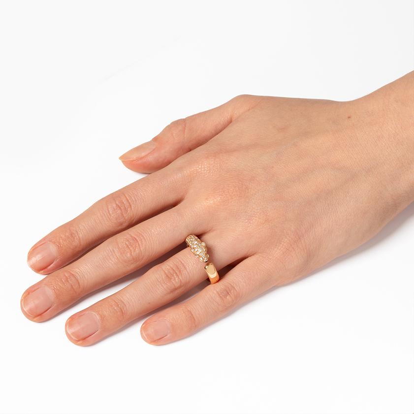 Brilliant Cut Cartier Panthère De Cartier 0.68ct Diamond Ring
