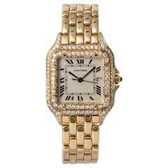 Retro Cartier Panthere de Cartier 106000M, Off-White Dial, Certified and