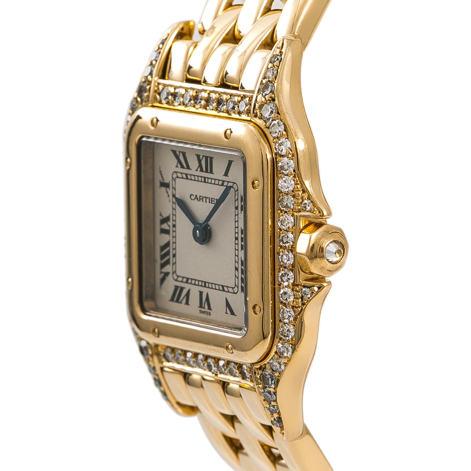 Cartier Panthere de Cartier 12802, Off-White Dial, Certified and In Good Condition In Miami, FL