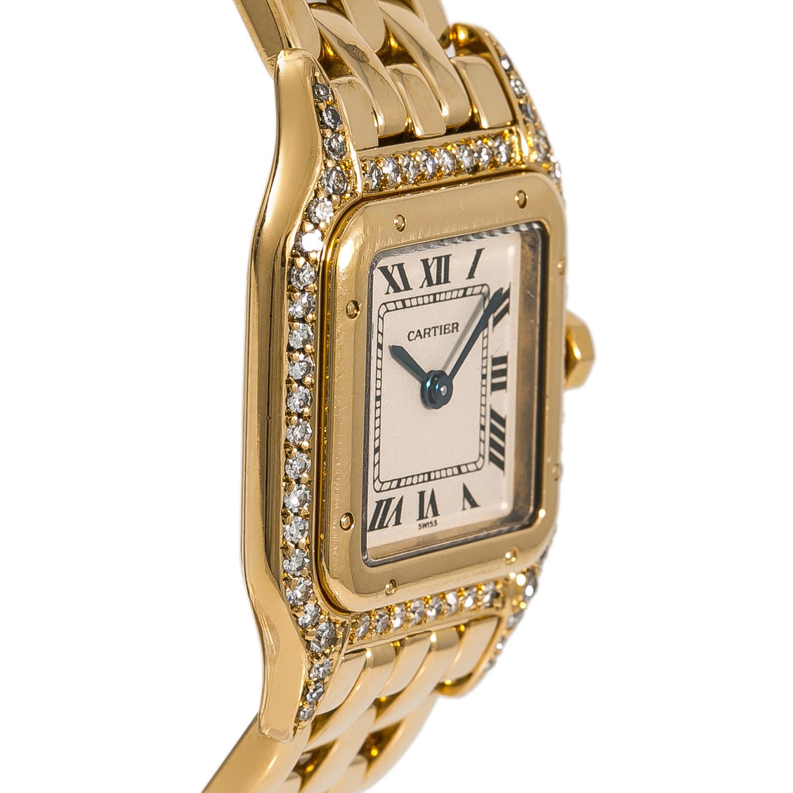 Cartier Panthere de Cartier 12802, Off-White Dial, Certified and 2