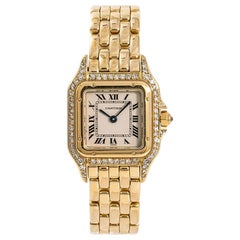 Cartier Panthere de Cartier 12802, Quadrante bianco sporco, certificato e
