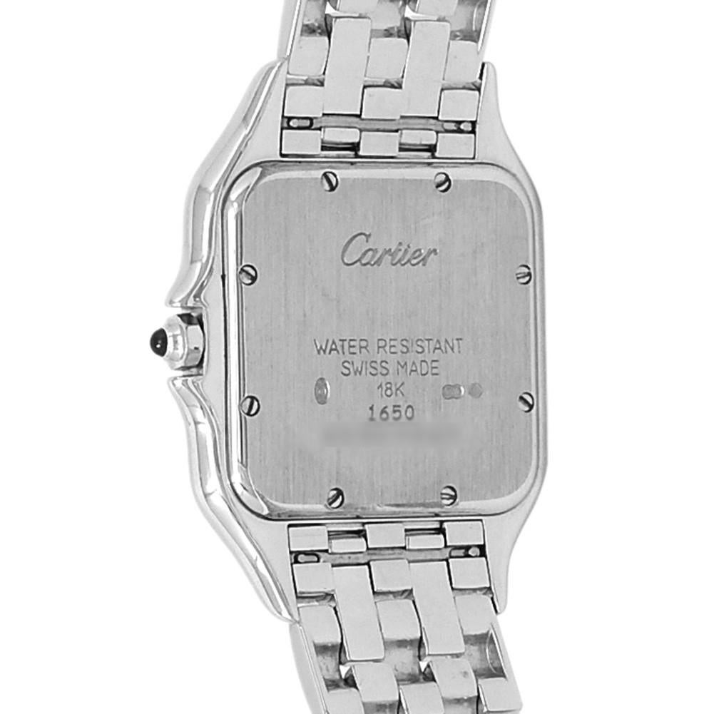 Cartier Panthere de Cartier 1650:: Lachsfarbenes Zifferblatt:: zertifiziert (Zeitgenössisch)