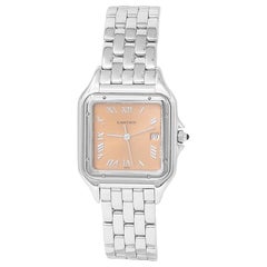 Cartier Panthere de Cartier 1650, Salmon Dial, Certified