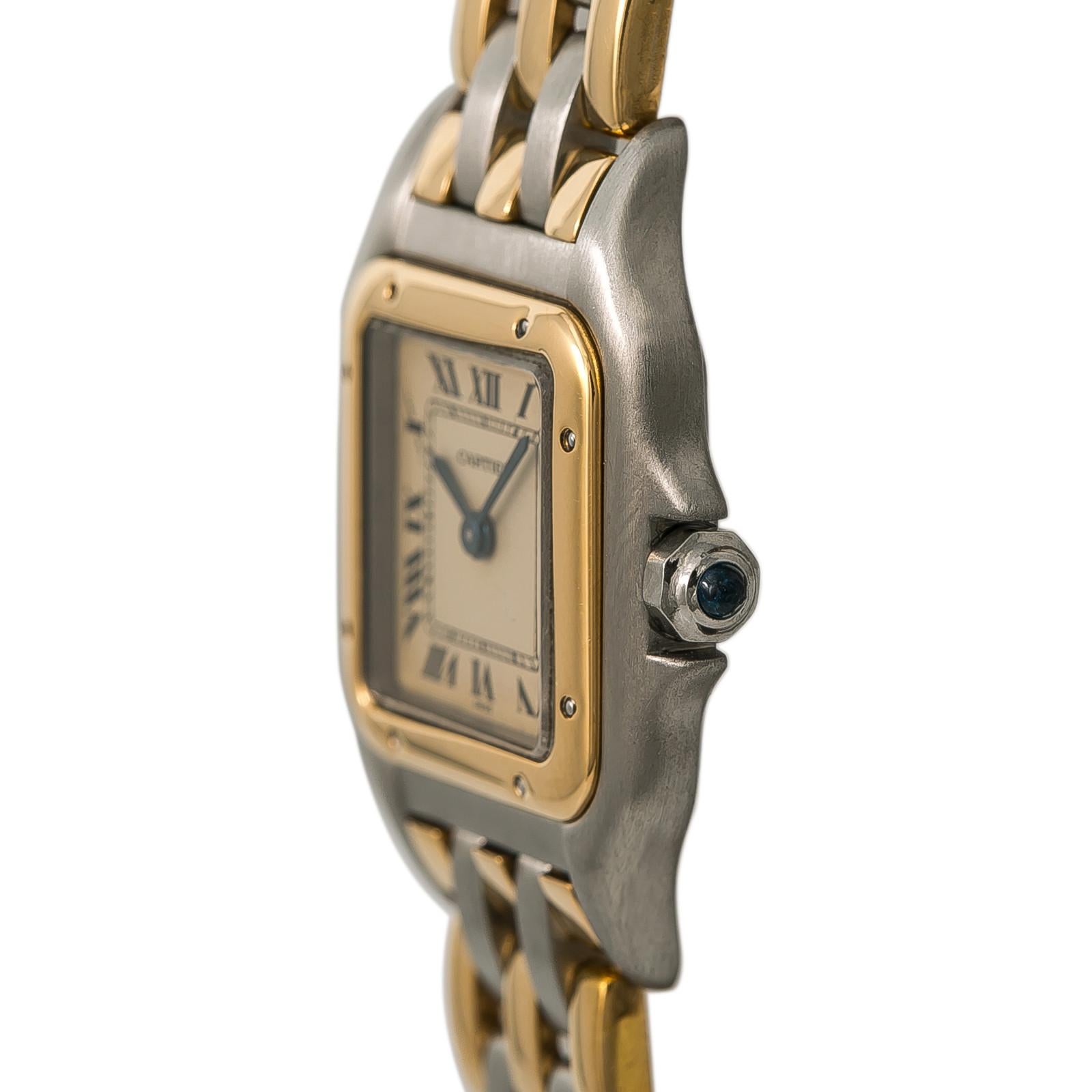 Cartier Panthere de Cartier 166921, Beige Dial, Certified & In Good Condition In Miami, FL