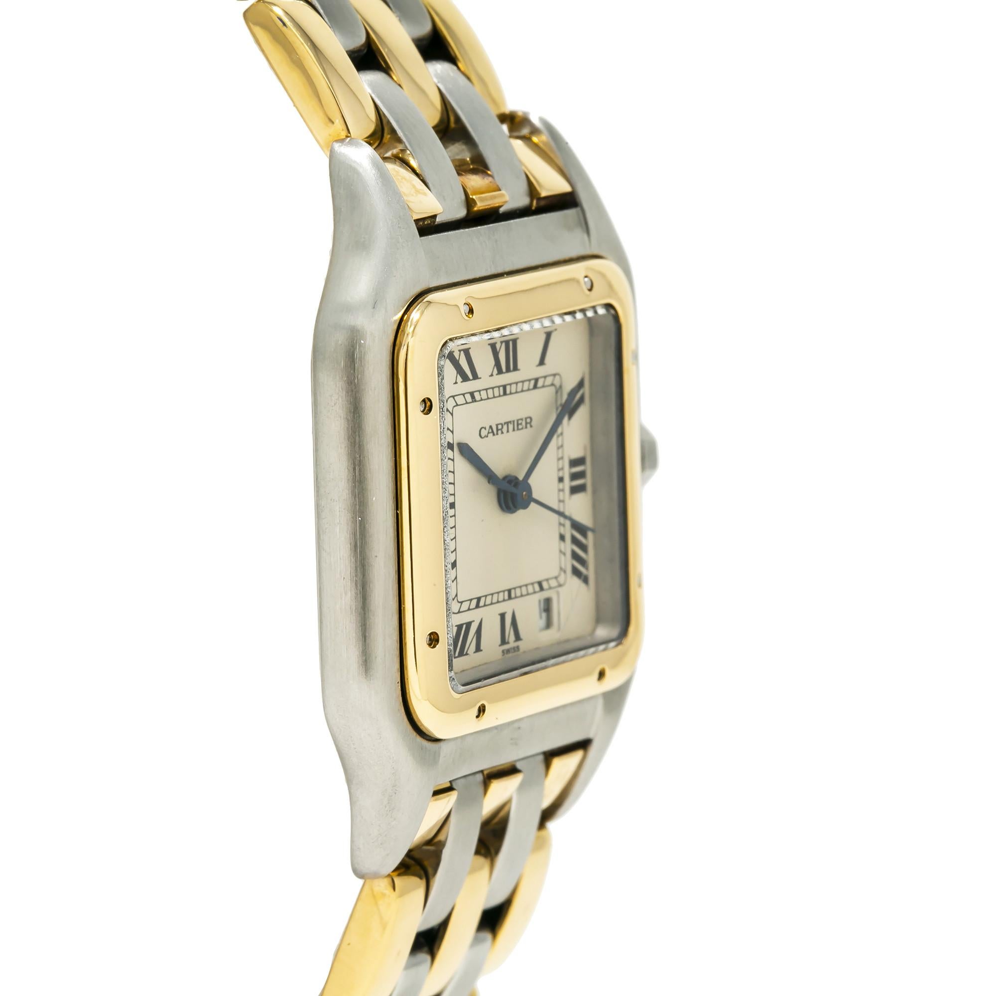 Cartier Panthere de Cartier 187949, Off White Dial, Certified In Excellent Condition In Miami, FL