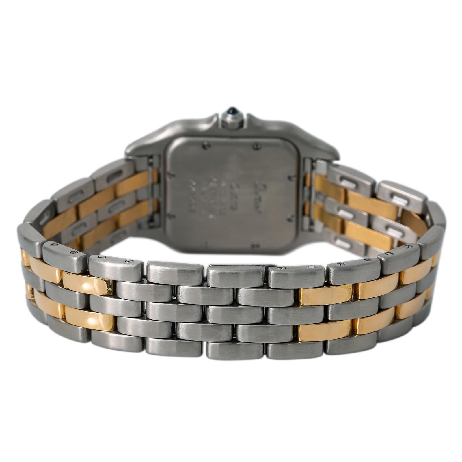 Contemporary Cartier Panthere de Cartier 187949, Silver Dial, Certified and Warranty