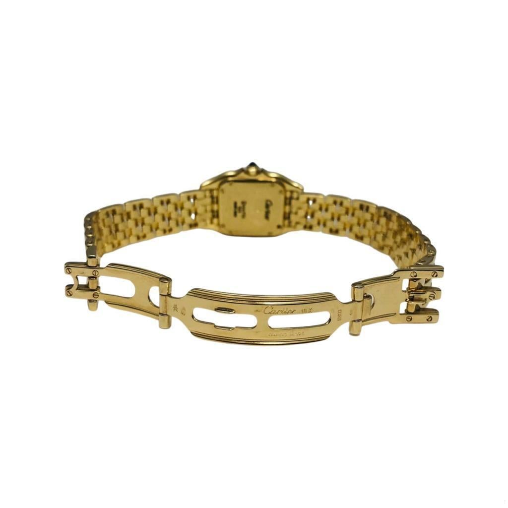 Cartier Panthere De Cartier 18k Gelbgold Diamantetui & Band 22MM (Y-155) für Damen oder Herren
