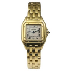 Cartier Panthere De Cartier 18k Yellow Gold Small Ref. 1070 Cream Dial