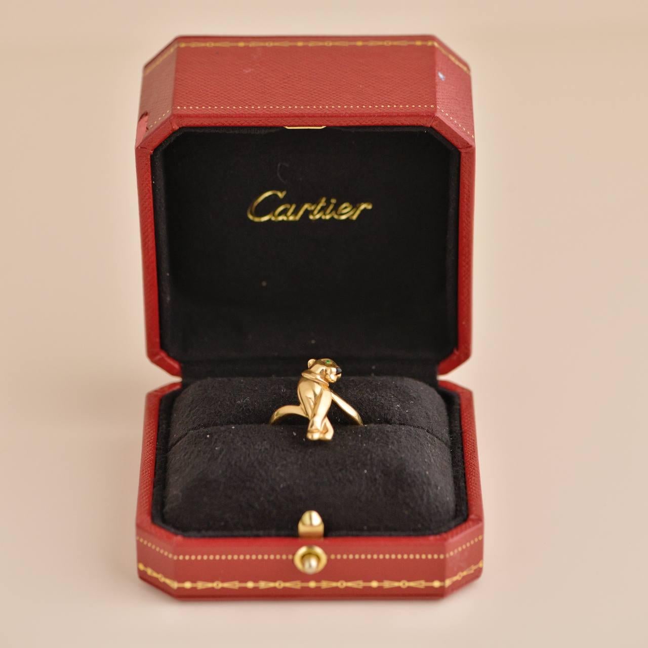 SKU	33301175
Comes With	Box Only
Date	2017
Model	B4096855
Serial Number	UM****
Metal	18k Yellow Gold
Stones	Tsavorite
Weight	Approximately 7.48 g
Ring Size	        55 
Condition	Excellent
_______________________________________________________
If