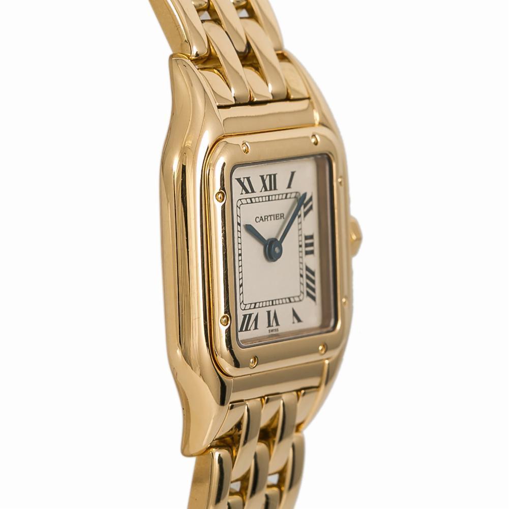 Cartier Panthere de Cartier 8057917, Blue Dial, Certified In Excellent Condition In Miami, FL