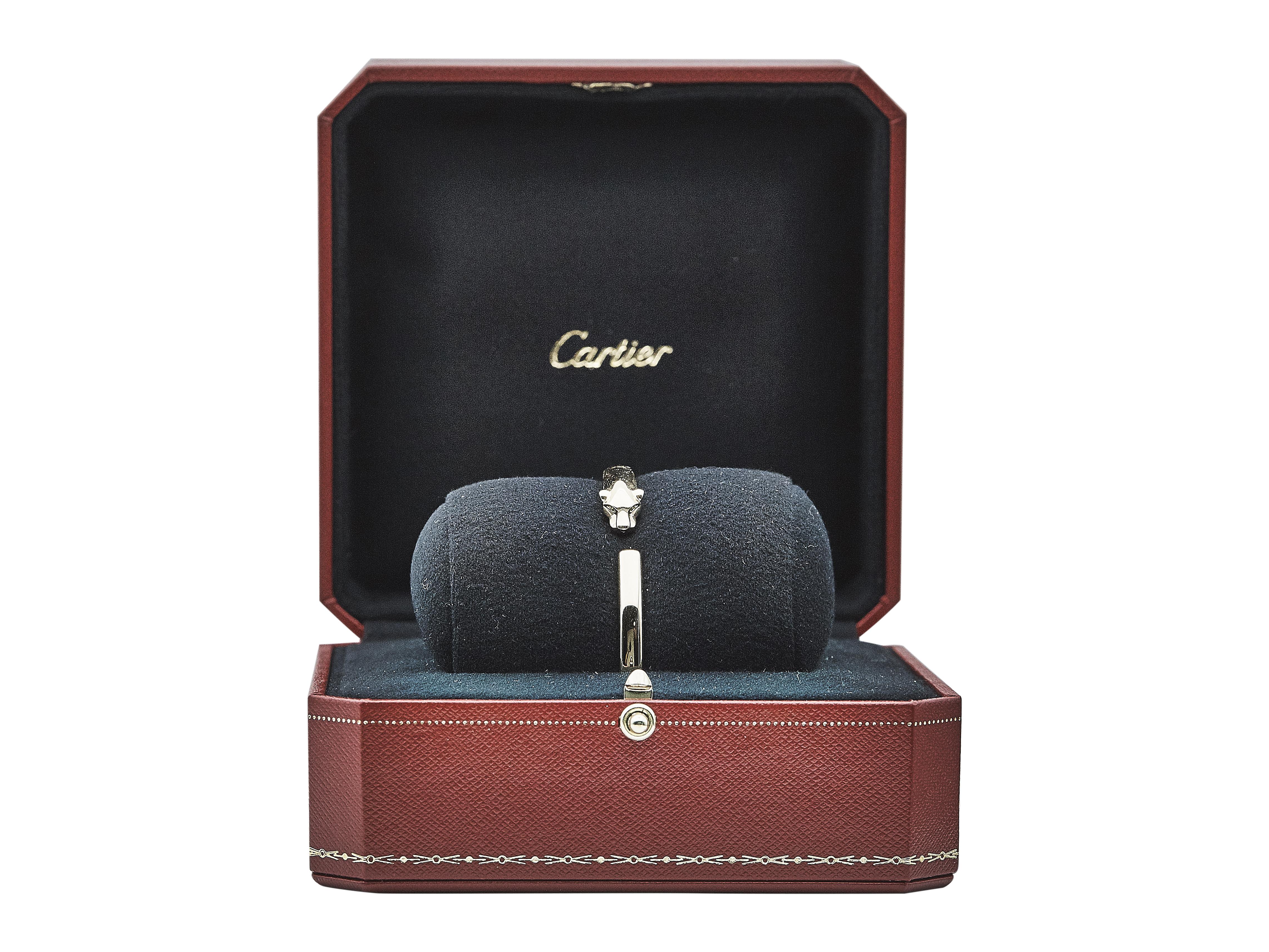 da uomo o donna Cartier Panthère de Cartier Bracciale 18K YG Piccolo Modello Taglia 16 in vendita