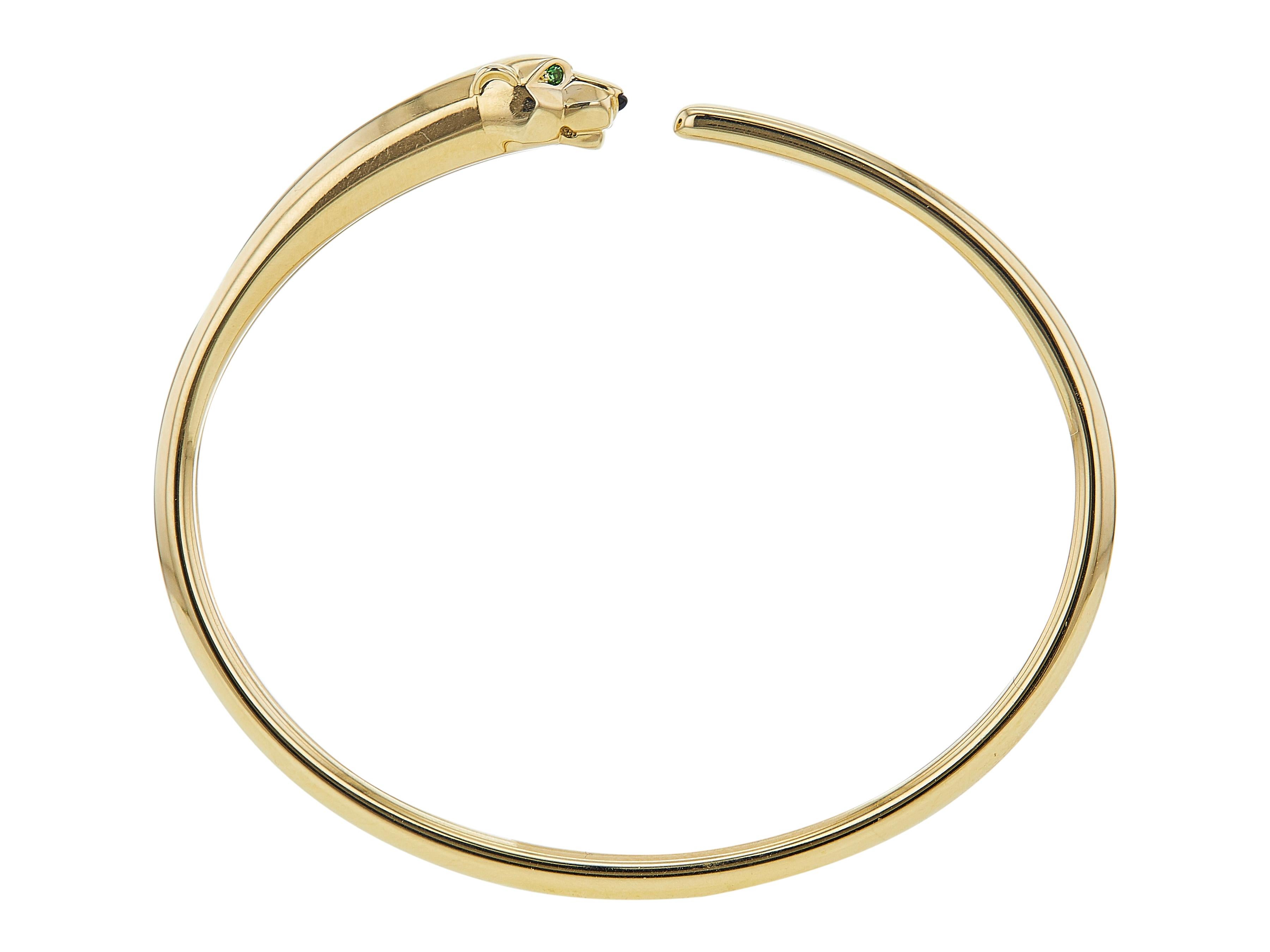 Cartier Panthère de Cartier Bracciale 18K YG Piccolo Modello Taglia 16 in vendita 2