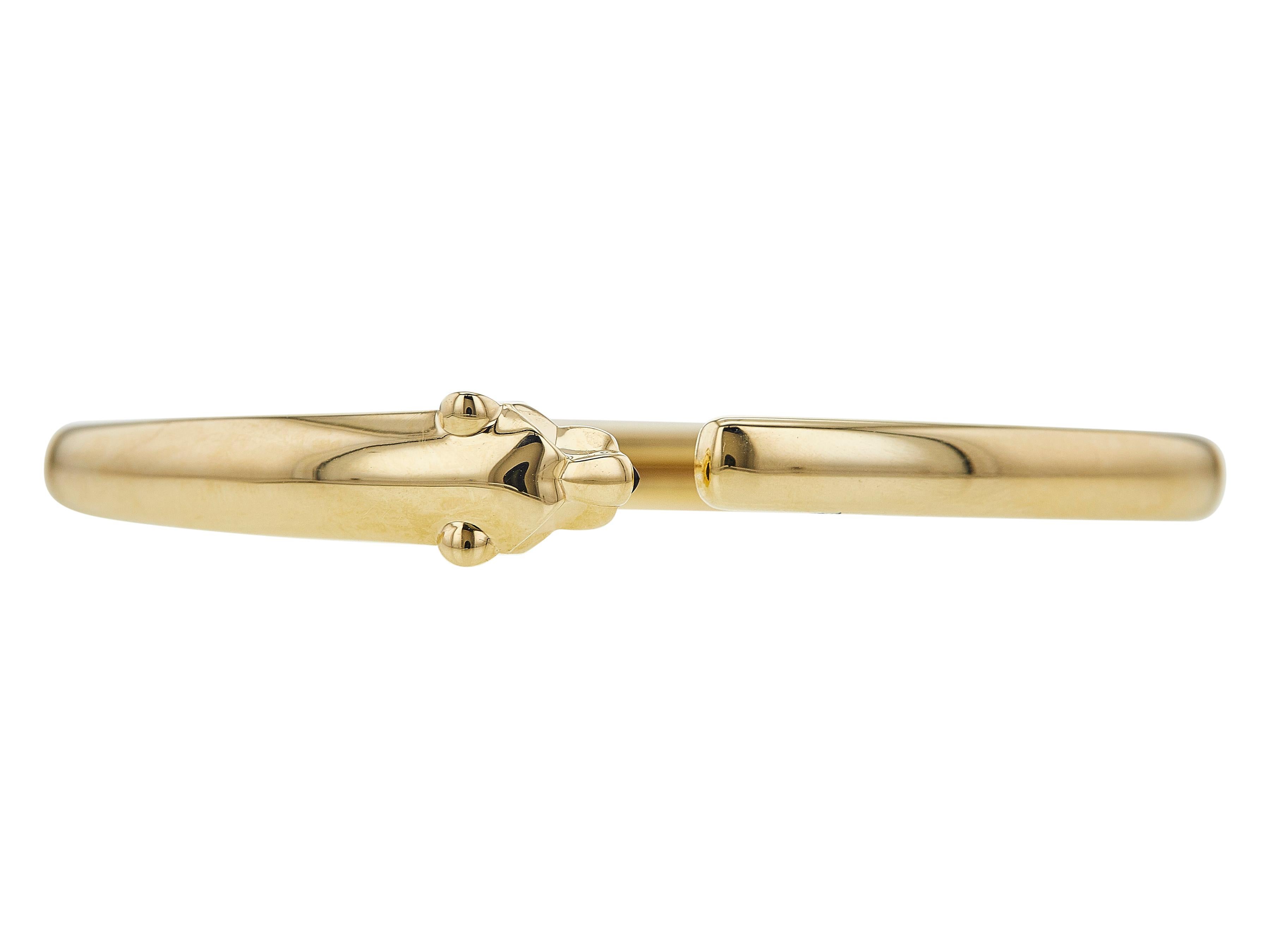 Cartier Panthère de Cartier Bracciale 18K YG Piccolo Modello Taglia 16 in vendita 3