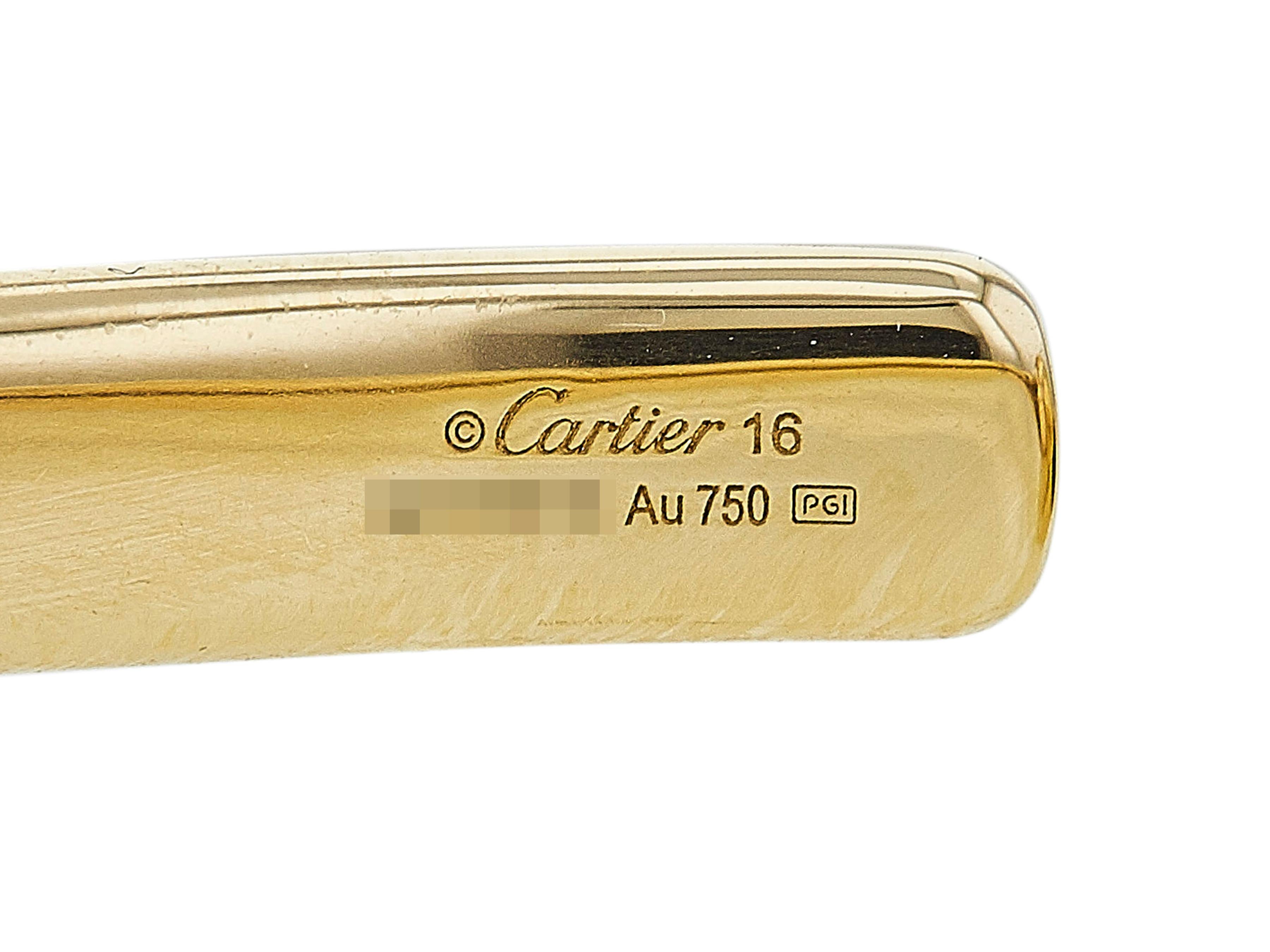 Cartier Panthère de Cartier Bracciale 18K YG Piccolo Modello Taglia 16 in vendita 4