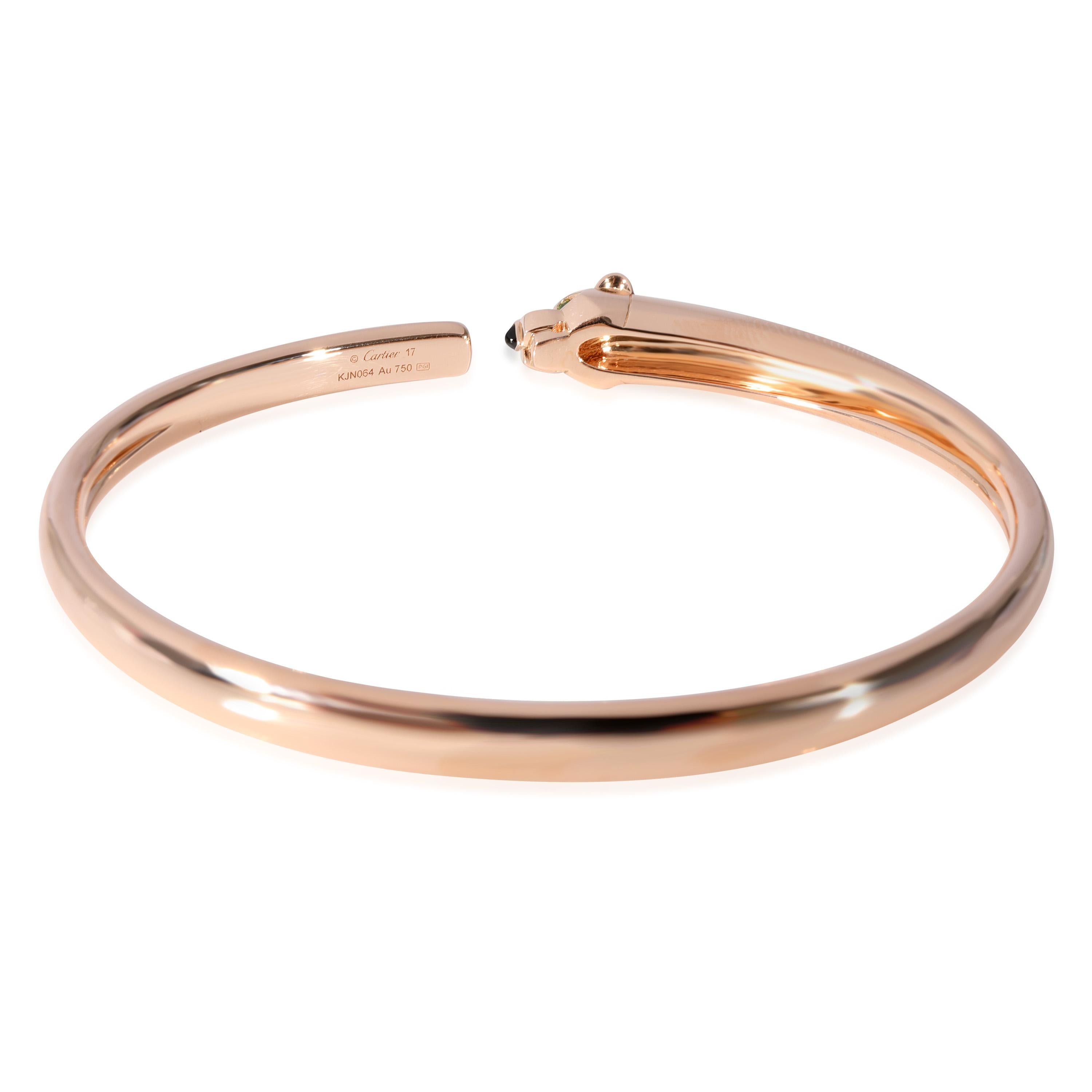 Cartier Panthere De Cartier Armband aus 18k Roségold

PRIMÄRE DETAILS
SKU: 125468
Auflistung Titel: Cartier Panthere De Cartier Armband in 18k Rose Gold
Zustand Beschreibung: Verkauft für 8050 USD. In ausgezeichnetem Zustand und vor kurzem poliert.