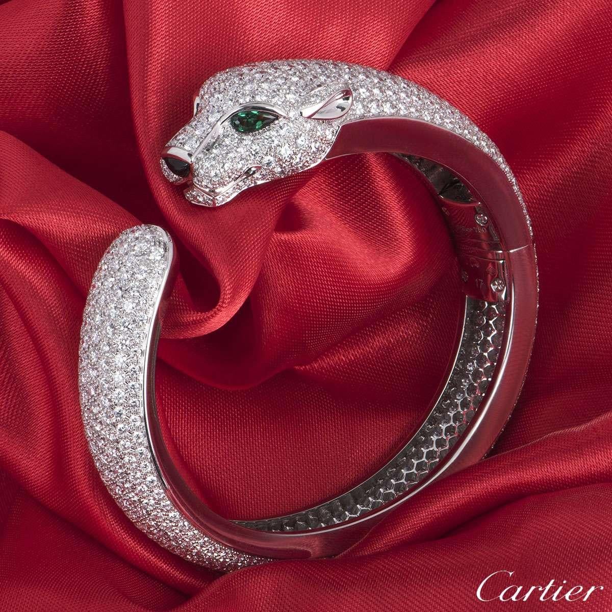 cartier panthere bracelet diamond