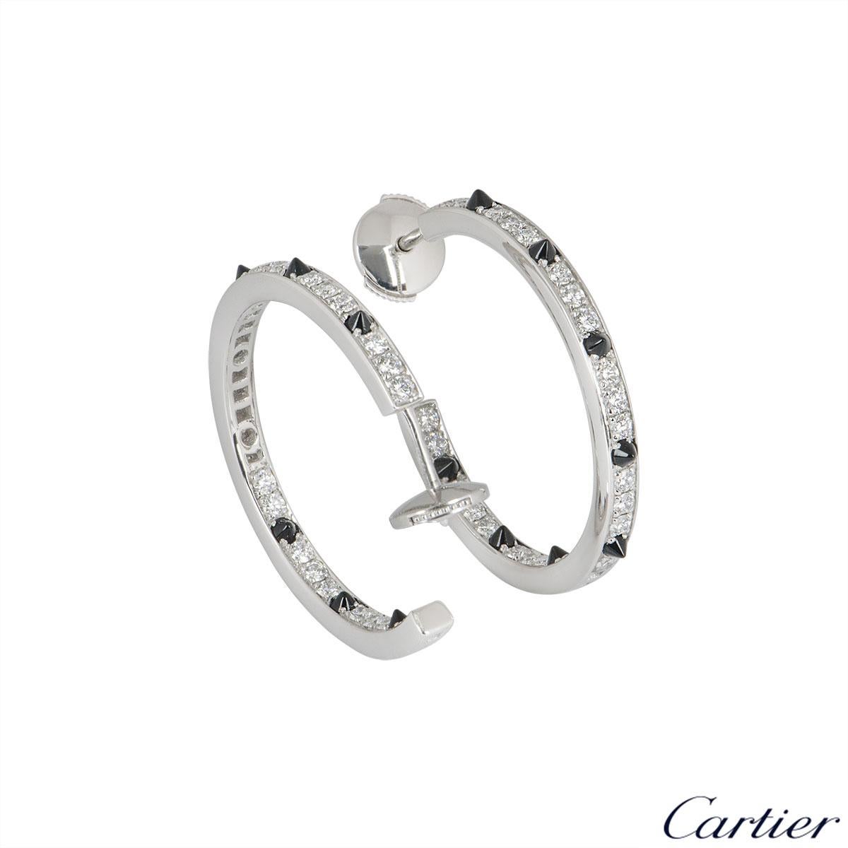 cartier panthere hoop earrings