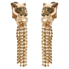 Cartier Panthère de Cartier Diamond Earrings in 18K Yellow Gold 0.1 CTW