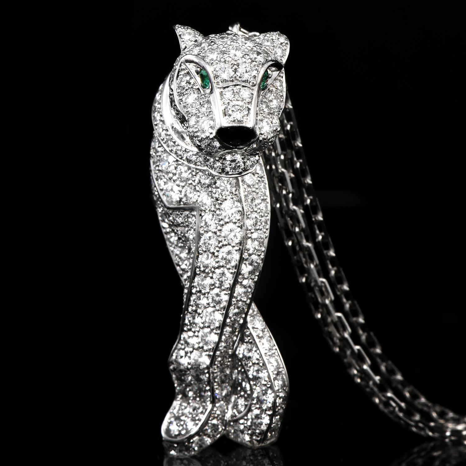 cartier panthere pendant