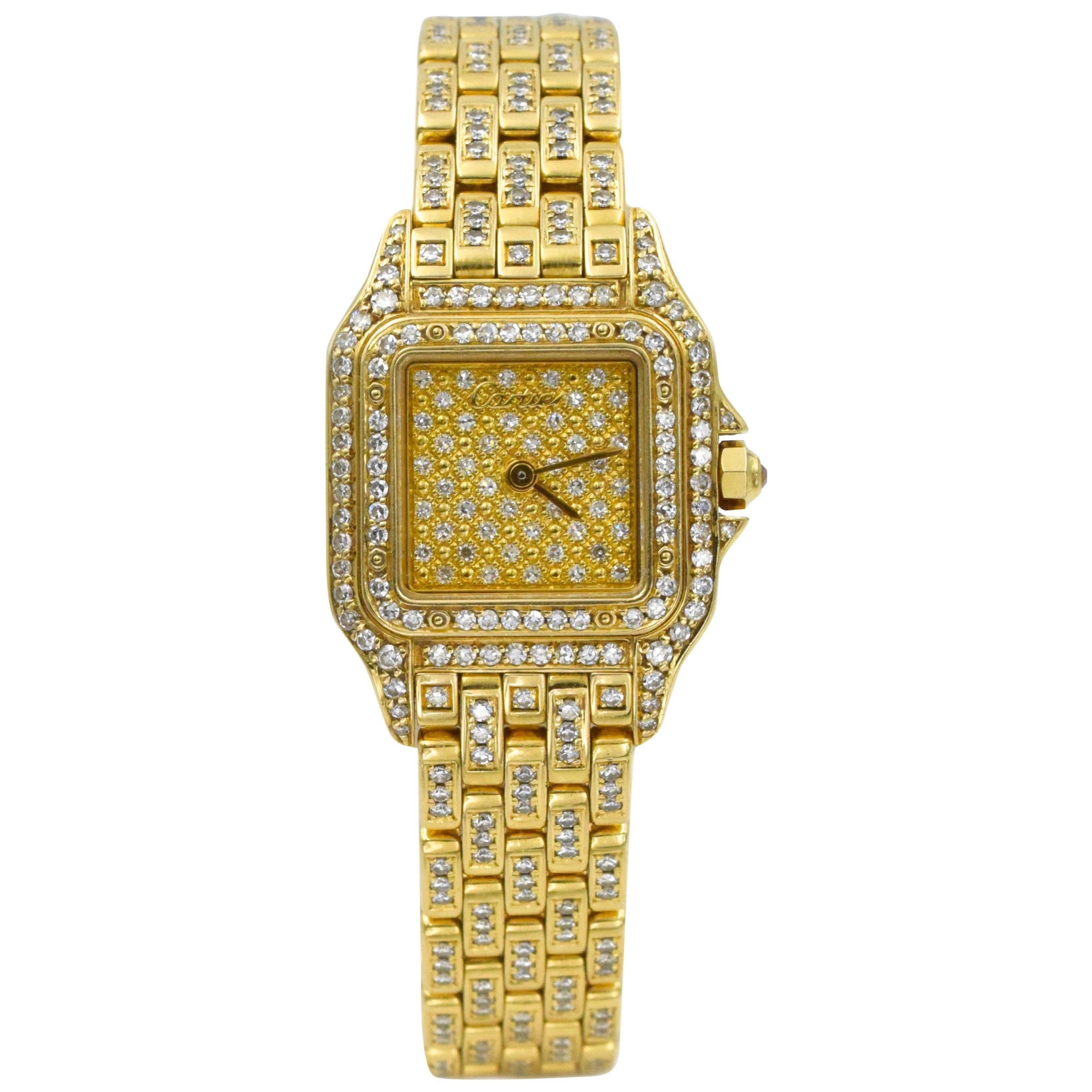 Cartier "Panthère de Cartier" Diamond Watch