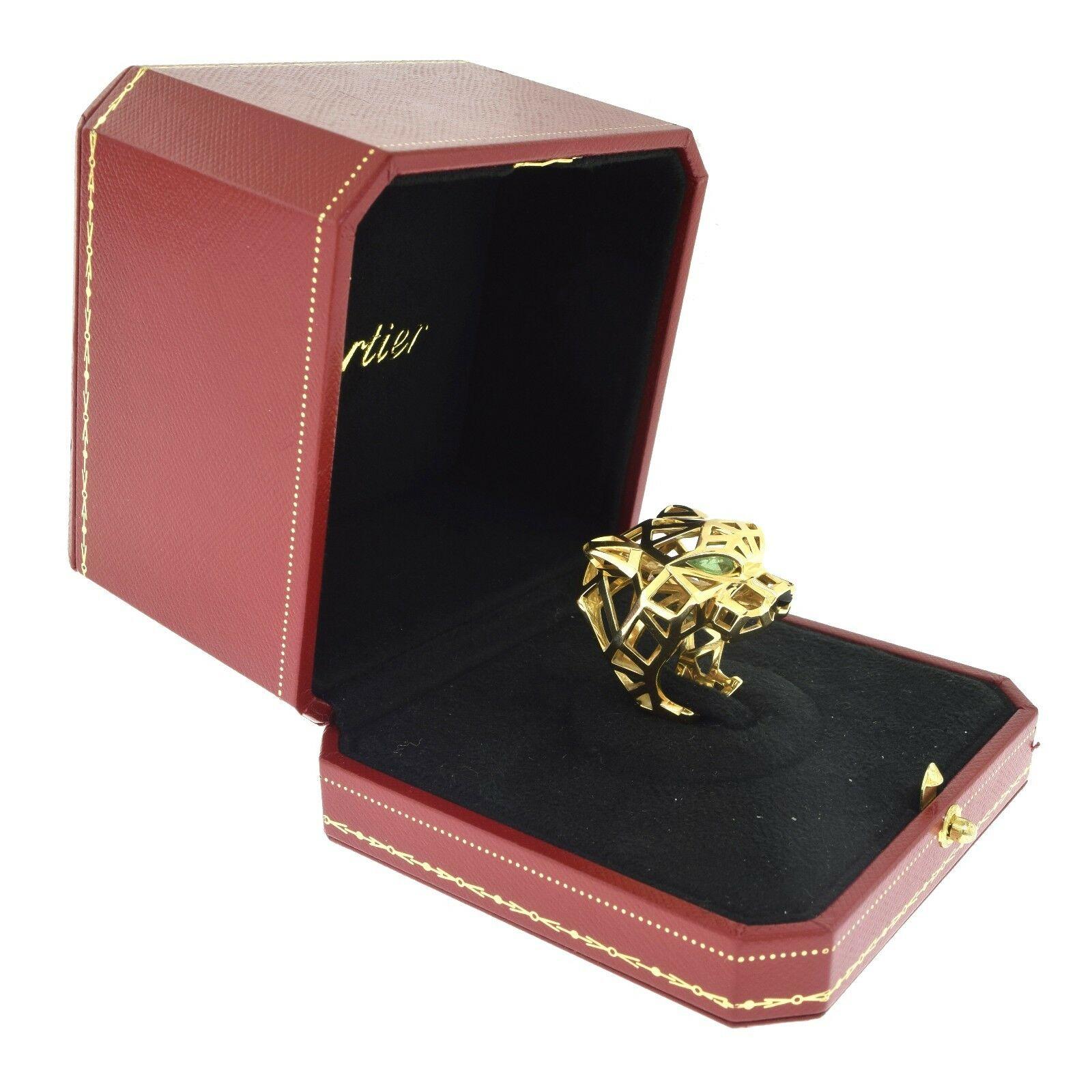 cartier panthere ring yellow gold