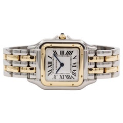 Cartier Panthere De Cartier Medium 18K Yellow Gold & Steel Quartz Watch 4017
