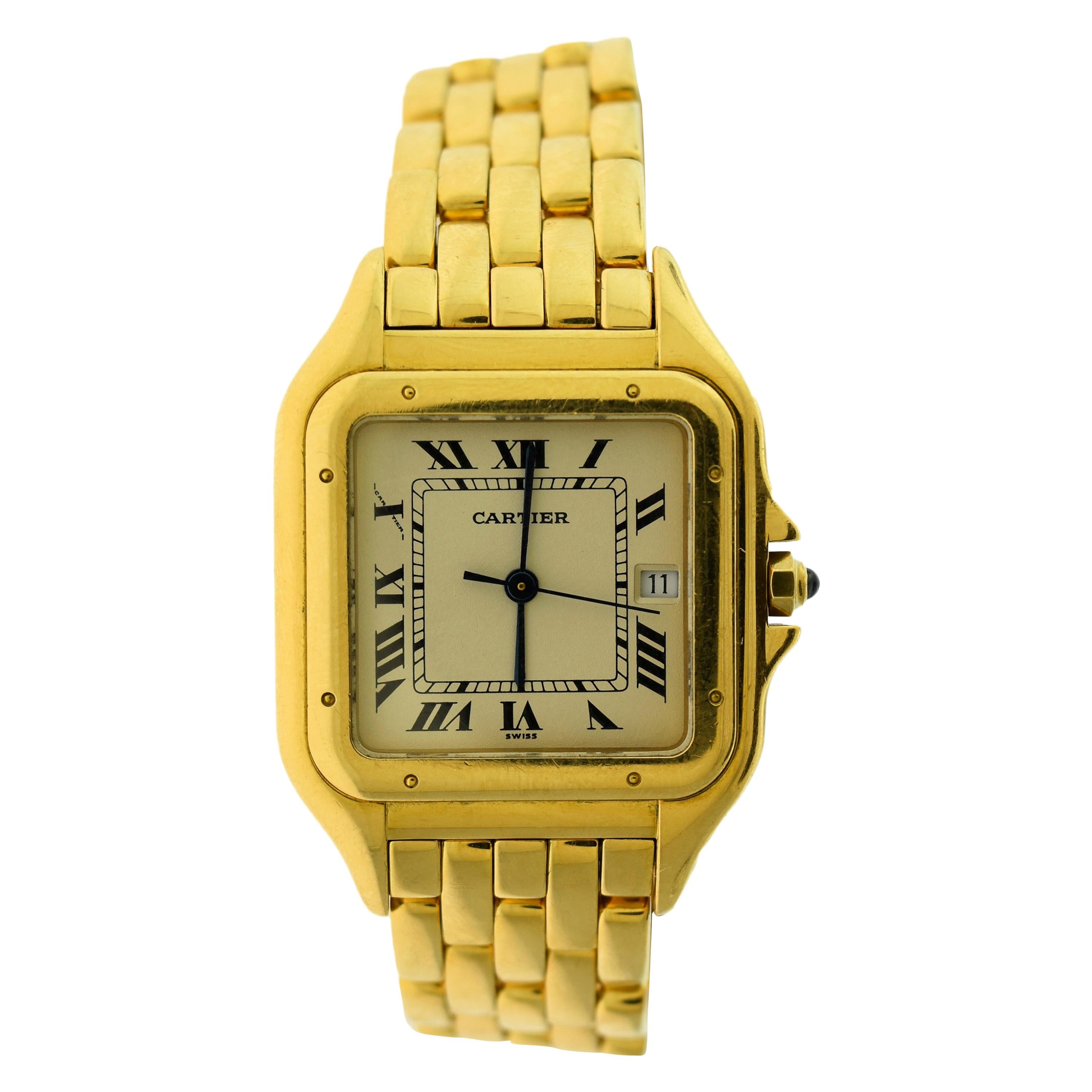 Cartier Panthere de Cartier Medium Quartz Watch in 18 Karat Yellow Gold
