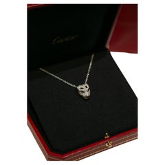 Cartier Panthère de Cartier Necklace 18k White Gold Full Diamond Pavé