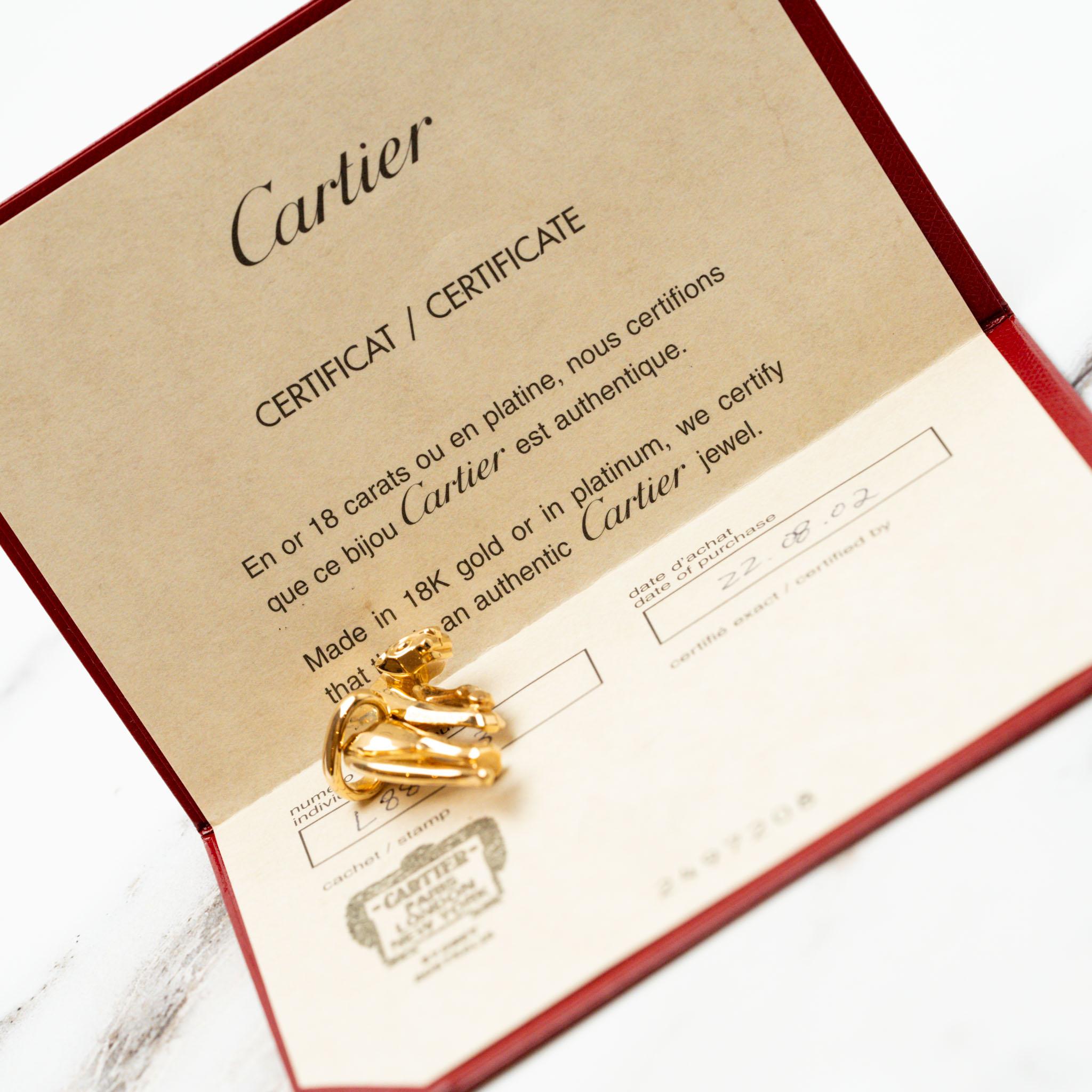 Cartier Panthere de Cartier Pendant 18k YG 2002 In condizioni buone in vendita a SYDNEY, AU