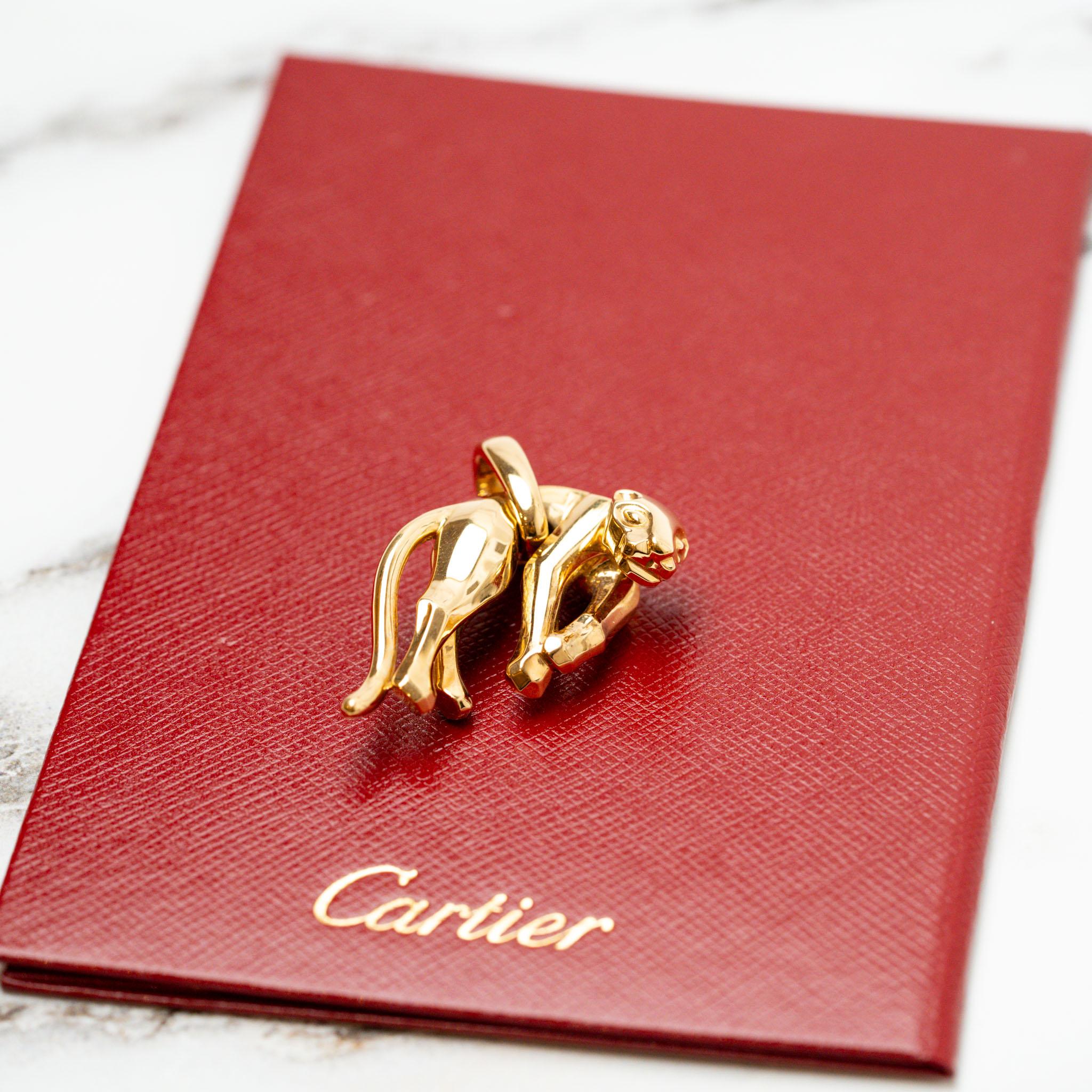 Donna Cartier Panthere de Cartier Pendant 18k YG 2002 in vendita
