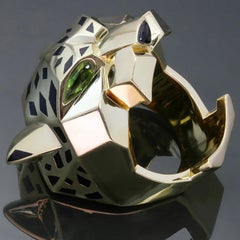 Cartier Panthère De Cartier Period Onyx Lacquer 18k Yellow Gold Ring