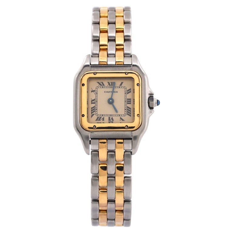 Cartier Panthere De Cartier Quartz Watch Stainless Steel and Yellow