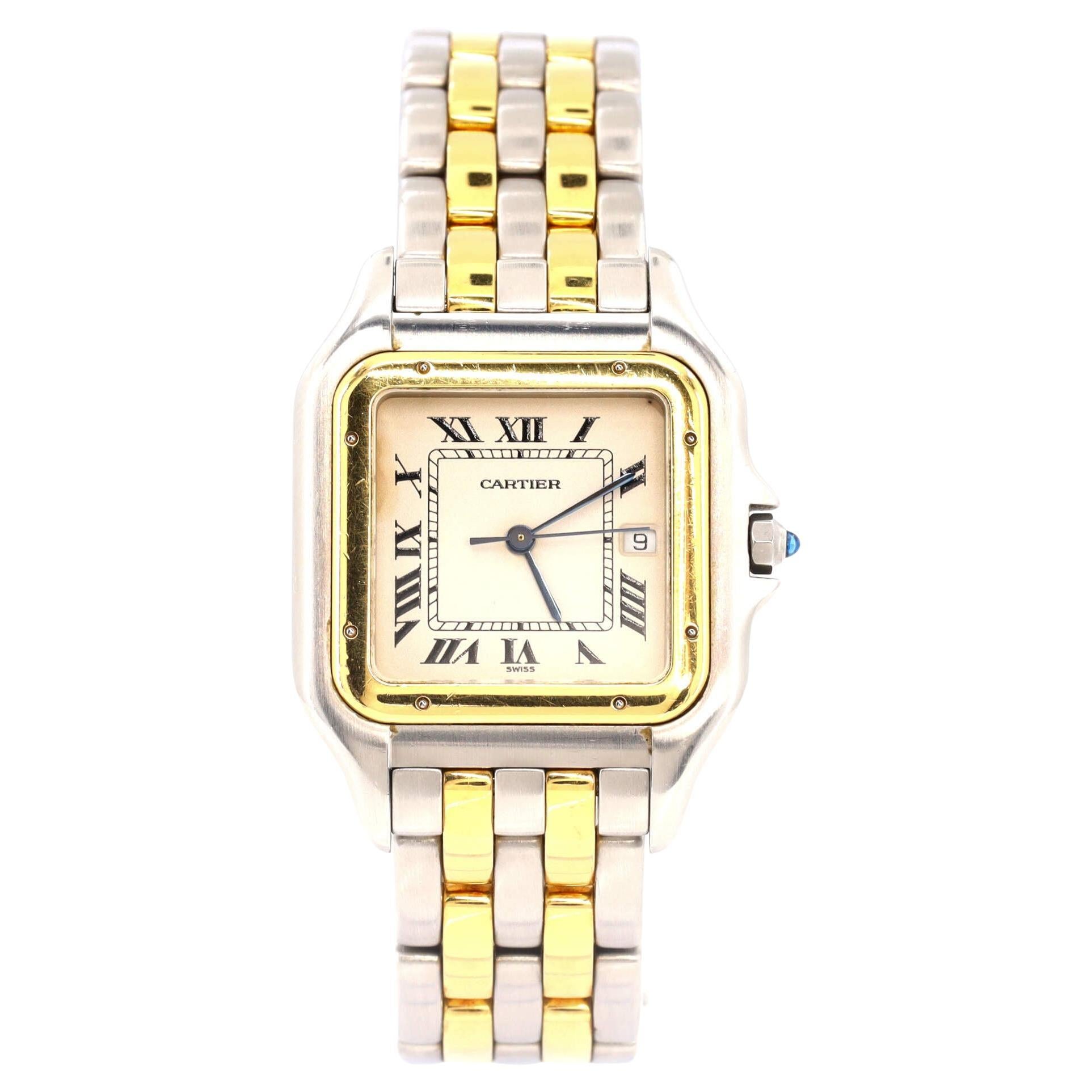 Cartier Panthere de Cartier Quartz Watch Stainless Steel and Yellow Gold 29