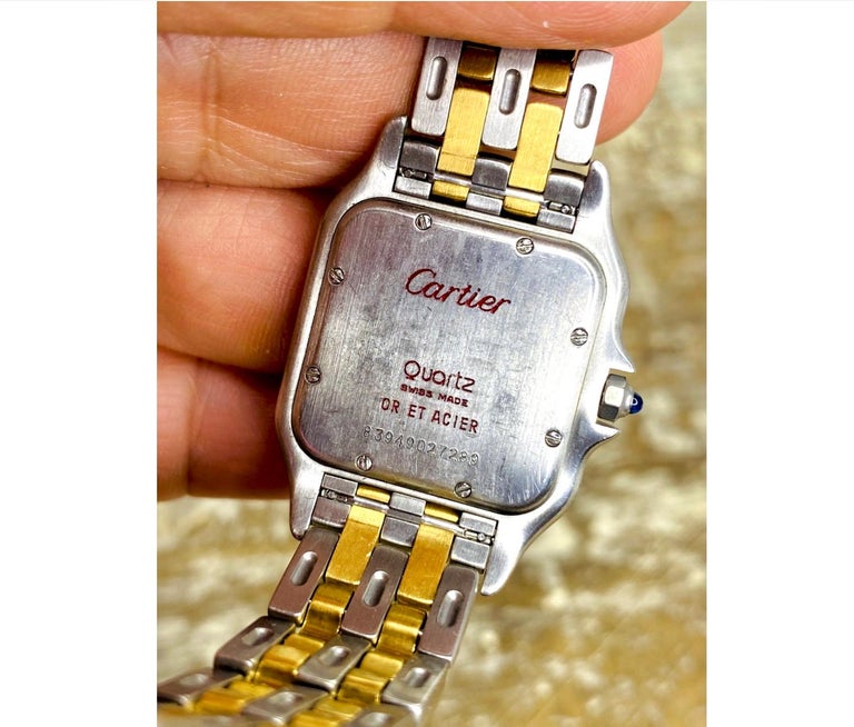 Cartier Panthere Orologio al quarzo in acciaio inossidabile e oro - Main Image