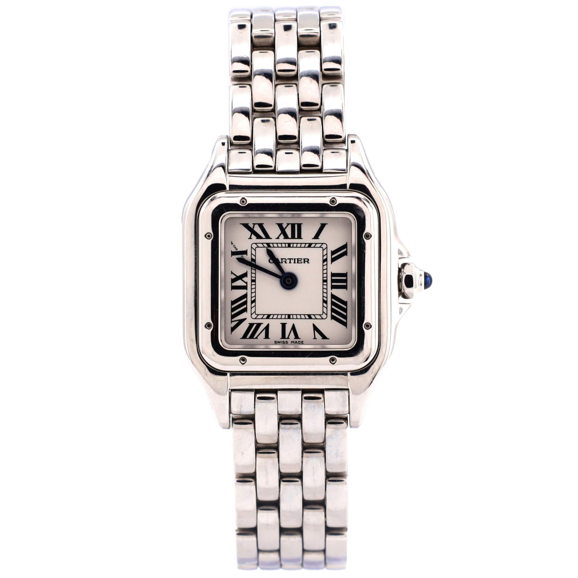 Condition: Great. Minor wear throughout case and bracelet.
Accessories: No Accessories
Measurements: Case Size/Width: 22mm, Watch Height: 6mm, Band Width: 12mm, Wrist circumference: 5.5