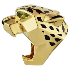 Cartier Panthere de Cartier Ring 18K Yellow Gold Size 53 US 6.5
