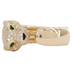 Cartier Panthère de Cartier Ring in 18K Rose Gold  Diamonds, Emeralds Ring