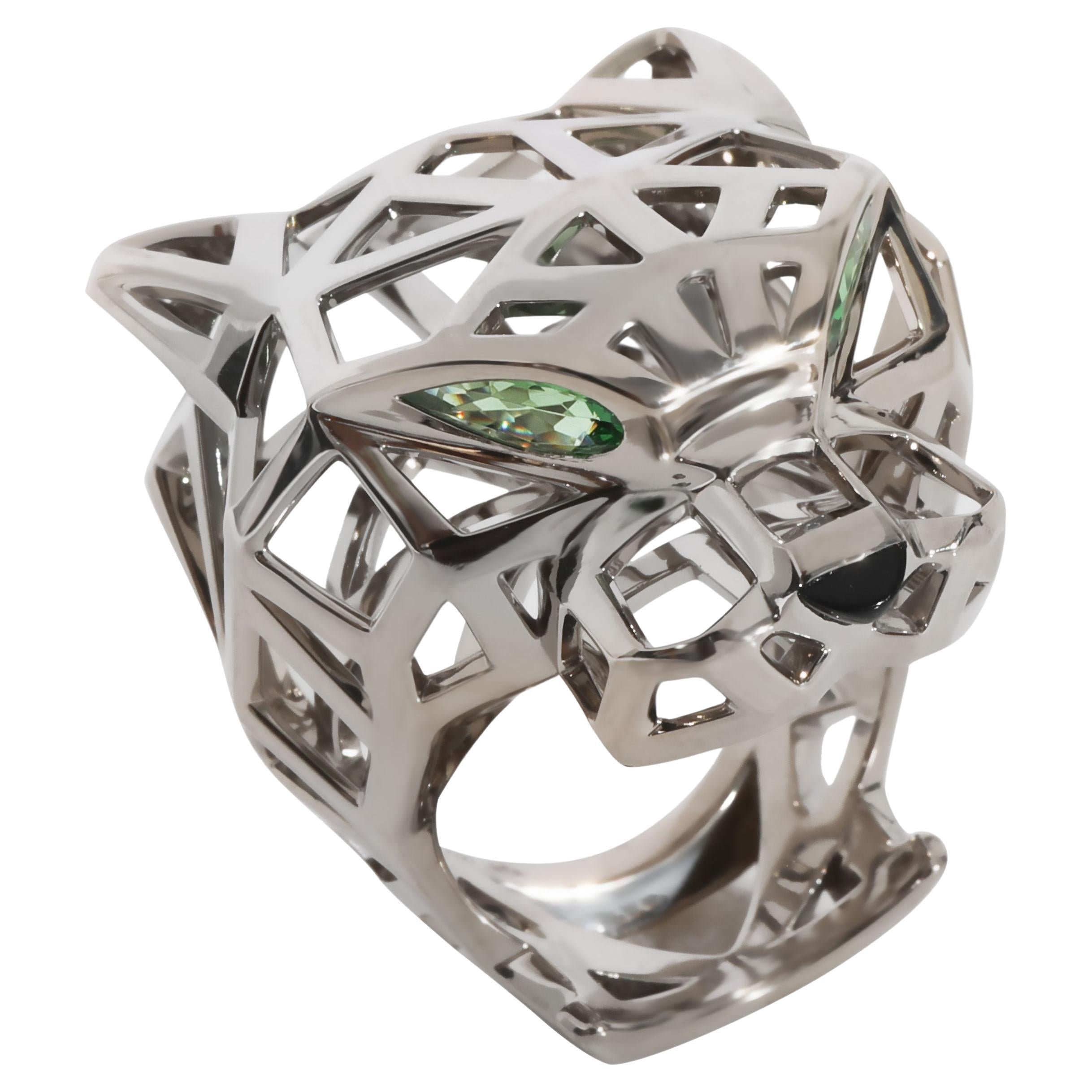 Cartier Panthere De Cartier Ring in 18k White Gold at 1stDibs | cartier  panther ring, cartier panthere ring, men's cartier panther ring
