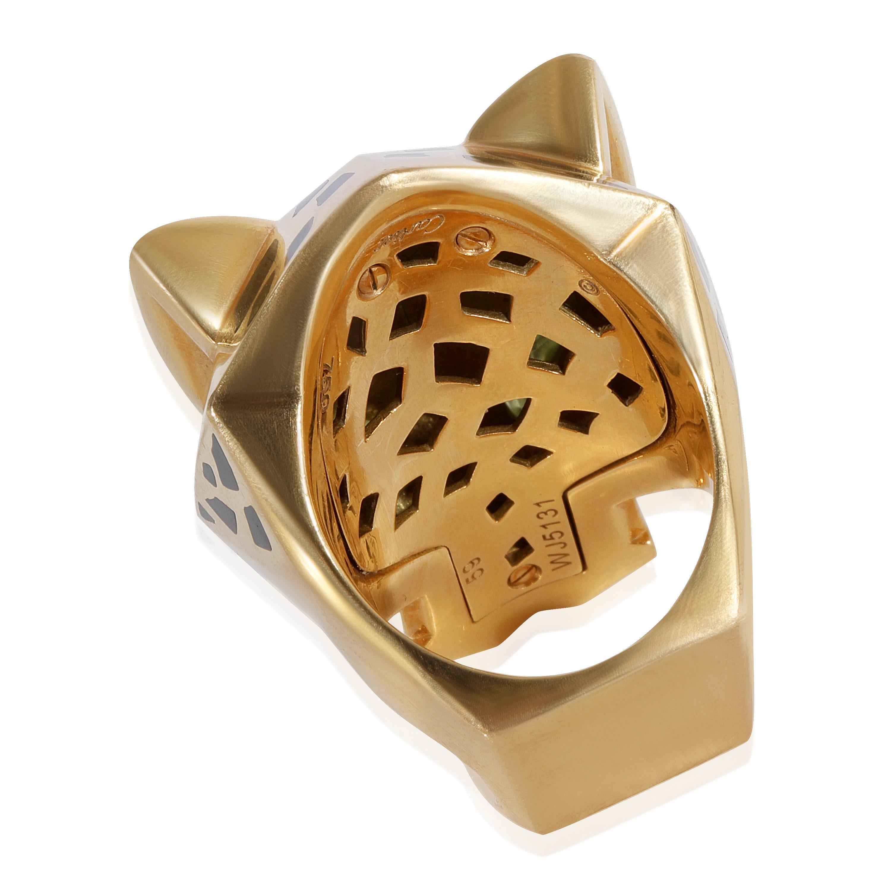 Cartier Panthere De Cartier Ring aus 18k Gelbgold

PRIMÄRE DETAILS
SKU: 125005
Auflistung Titel: Cartier Panthere De Cartier Ring in 18k Gelbgold
Condit Beschreibung: Verkauft für 28100 USD. In gutem Zustand und mit Gebrauchsspuren.  Die Ringgröße