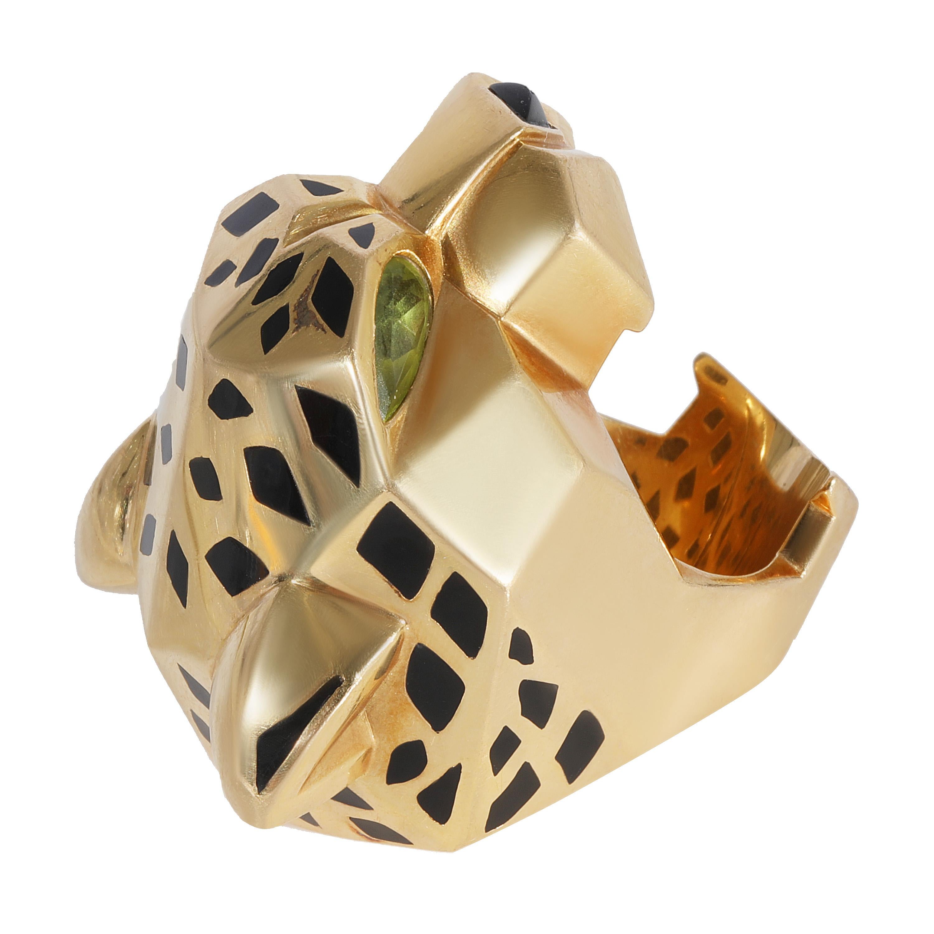 Cartier Panthere De Cartier Ring aus 18 Karat Gelbgold für Damen oder Herren