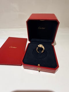 Cartier Panthere de Cartier ring medium with diamonds