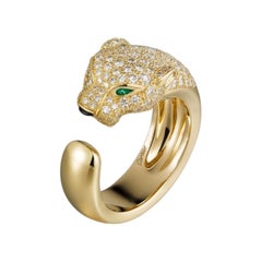 Cartier Panthere de Cartier ring medium with diamonds