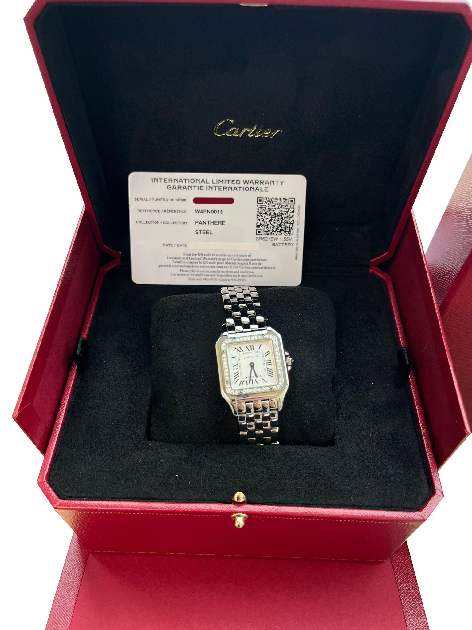 A watch that is also a beautiful piece of jewelry, Panthère de Cartier is one of the most distinctive Cartier designs. Created in the 80s and more contemporary than ever, it is a true style icon for women who never go unnoticed.

Details:
Brand:
