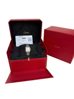 Cartier Panthere De Cartier Silver Dial Steel Quartz Ladies Watch WSPN0013