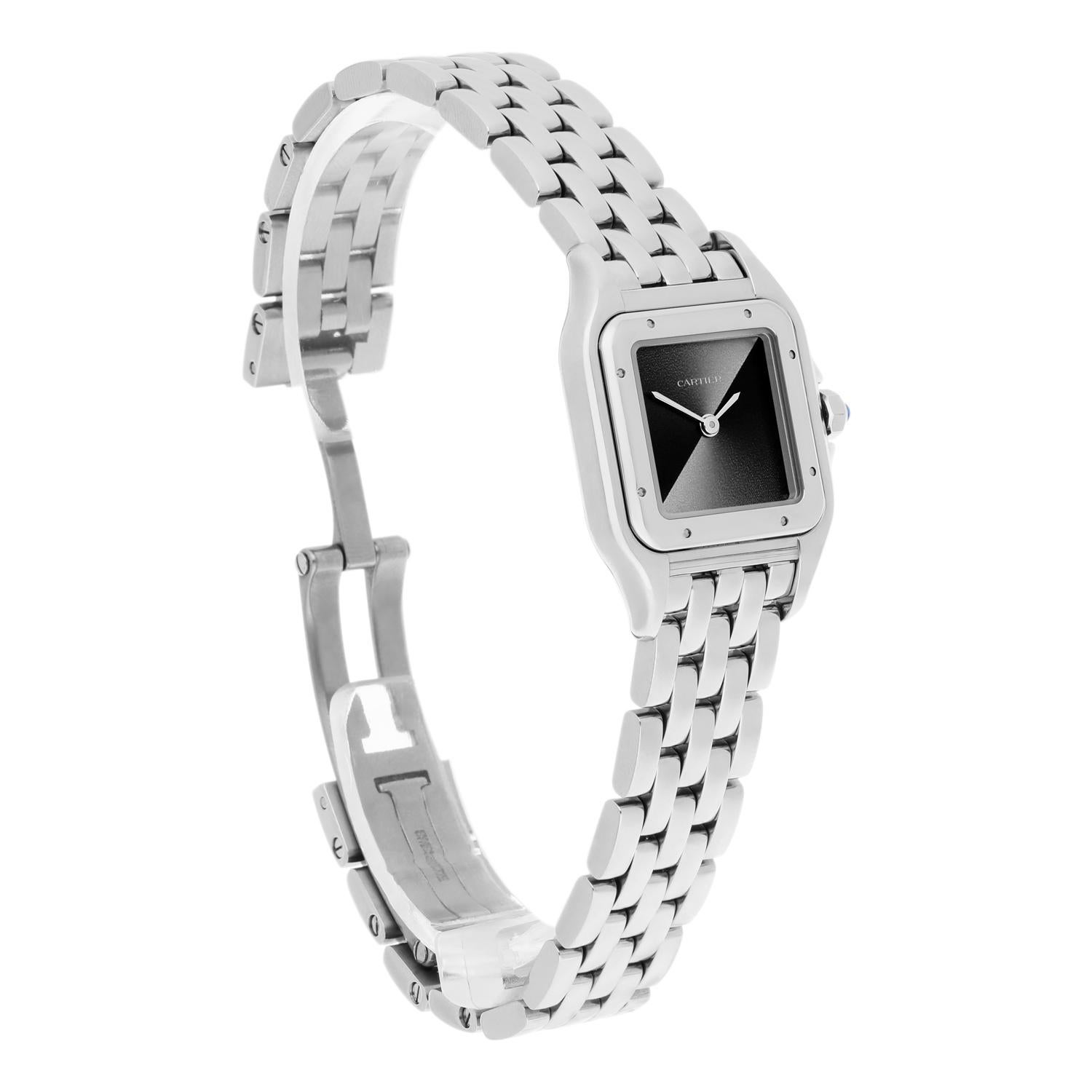 Cartier Panthère De Cartier Small Gray Dial Steel Watch WSPN0010 2022 For Sale 1