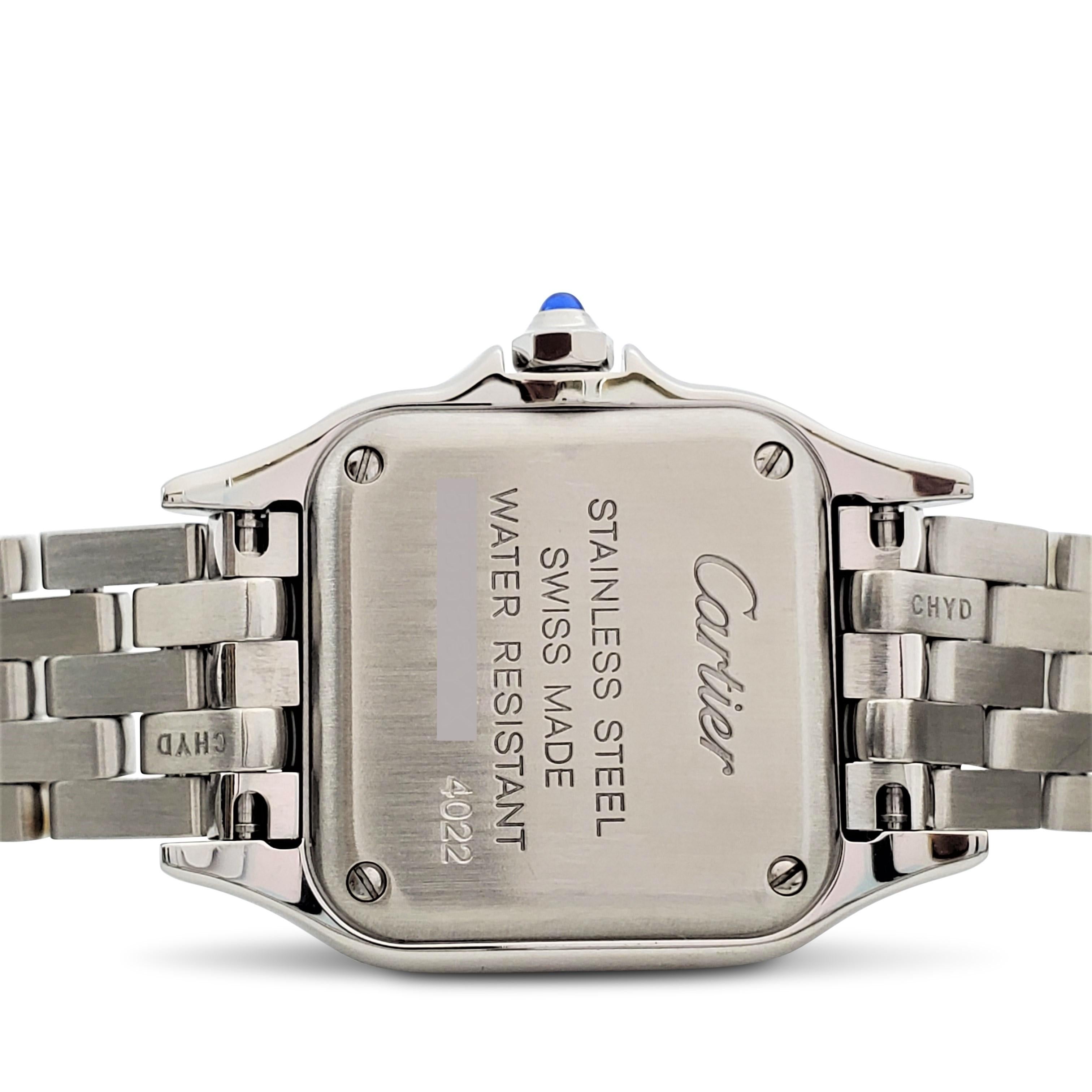 Cartier 'Panthère de Cartier' Stainless Steel Watch 1