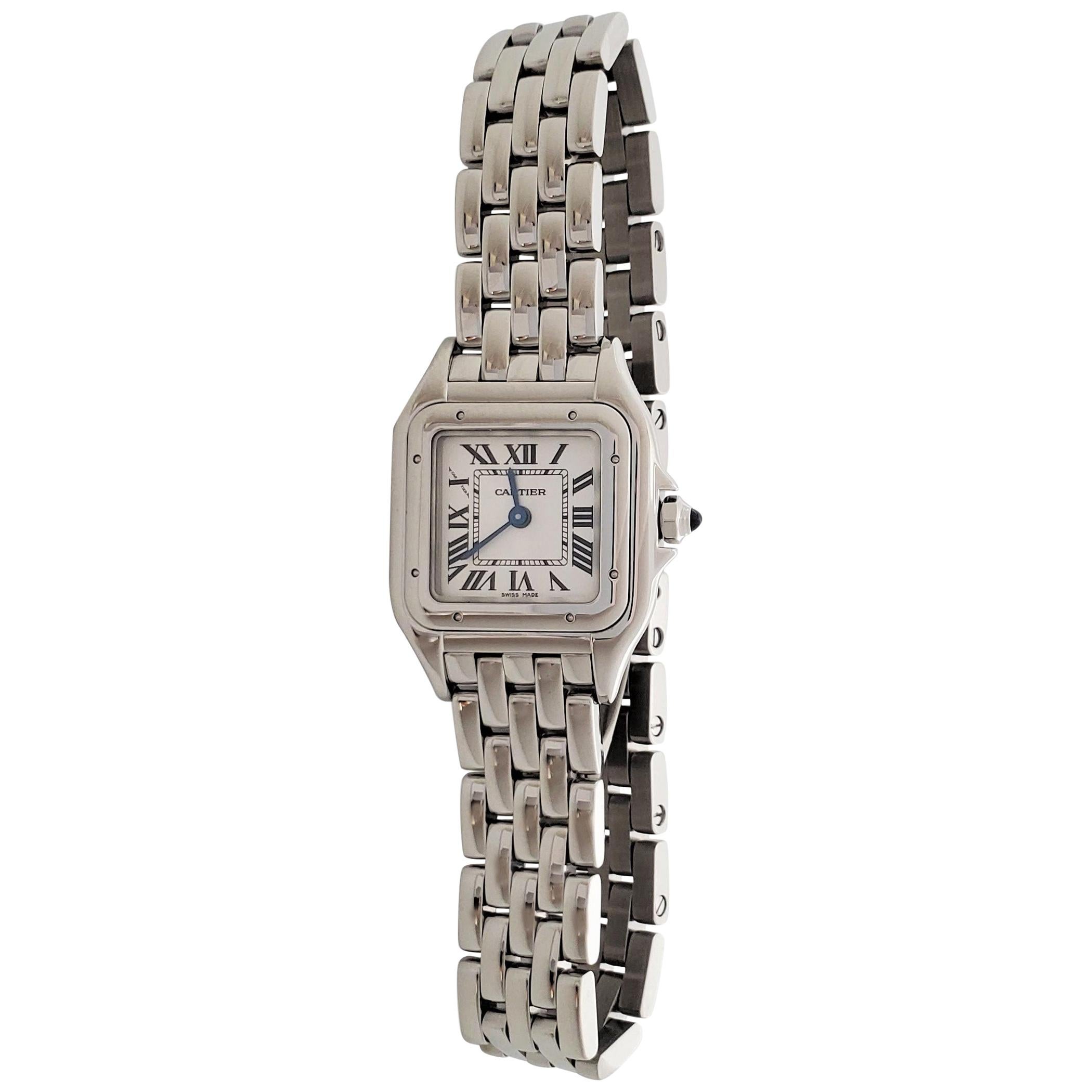 Cartier 'Panthère de Cartier' Stainless Steel Watch