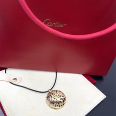 Cartier Collier Panthère de Cartier en laque tsavorite et or jaune 18 carats