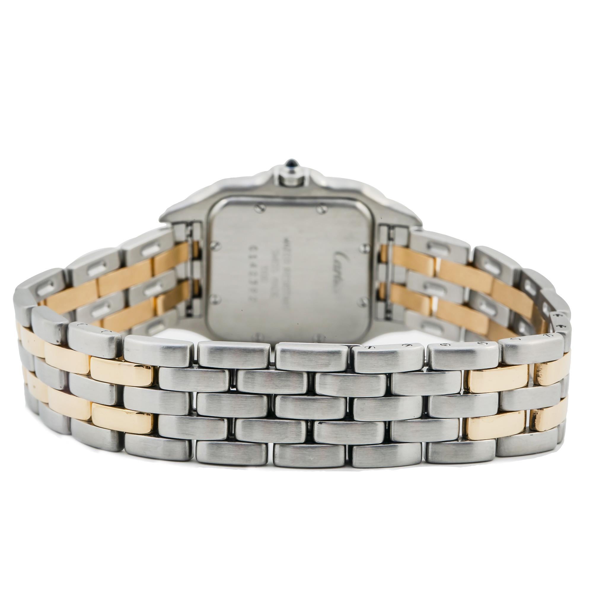 Contemporary Cartier Panthere de Cartier W25028B6, Ivory Dial, Certified and Warranty