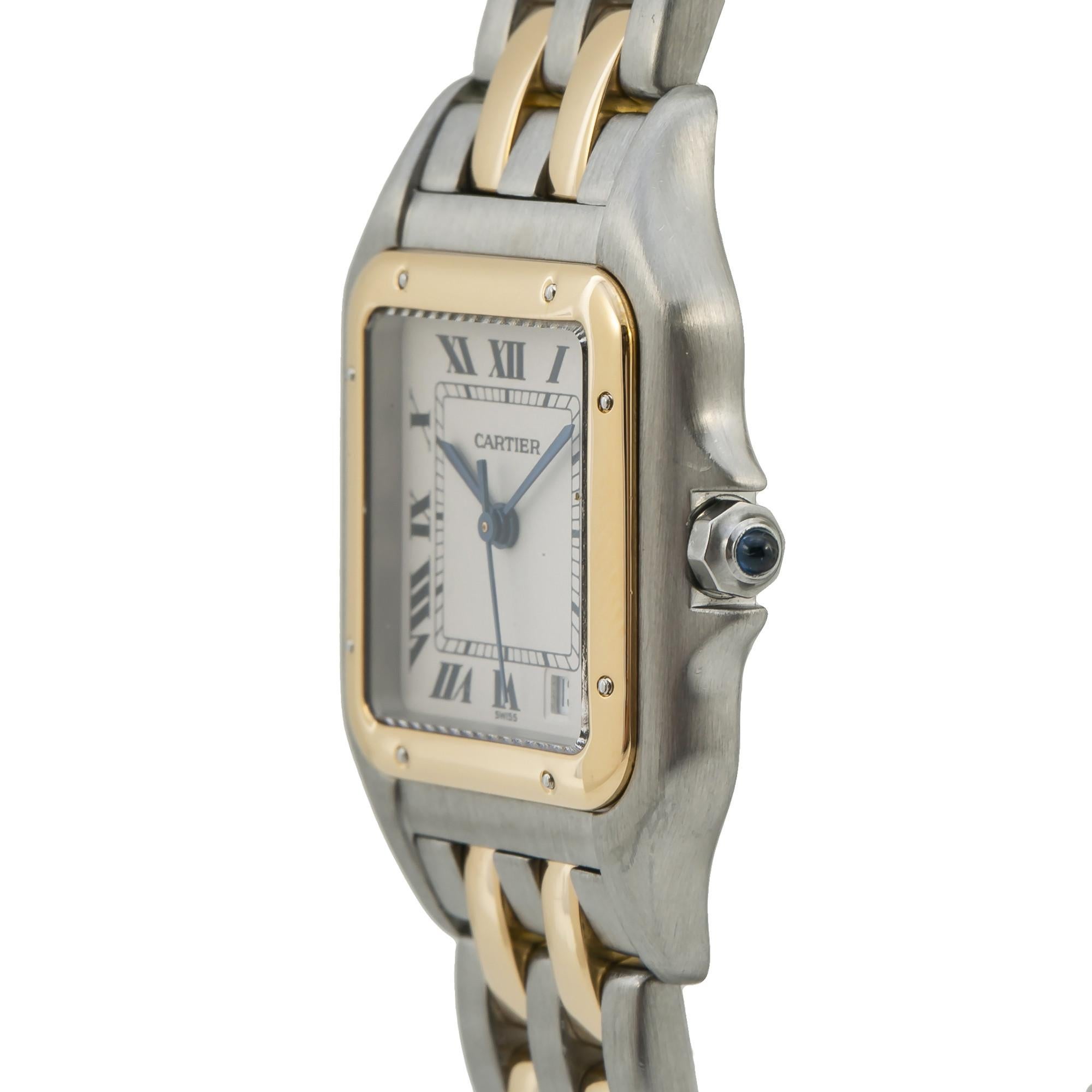 Cartier Panthere de Cartier W25028B6, Ivory Dial, Certified and Warranty In Excellent Condition In Miami, FL